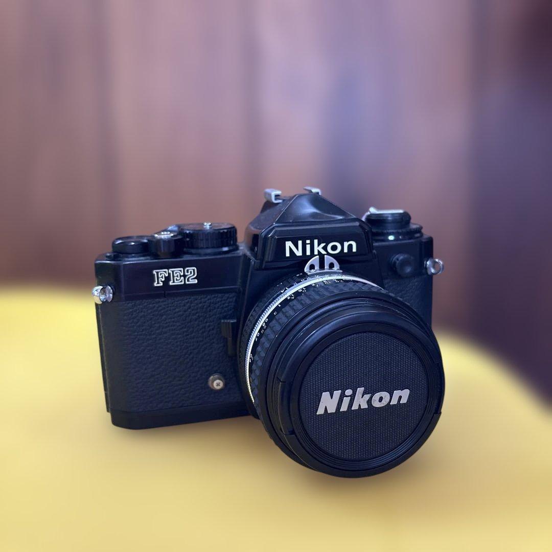 【完動美品】　nikon fe2 nikkor 50mm f1.4 カメラ