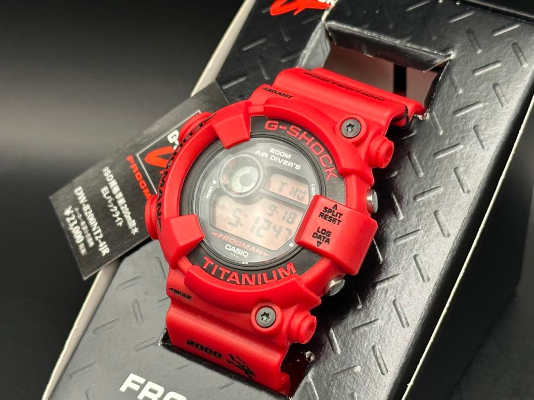 CASIO G-SHOCK フロッグマン DW-8200NT2-4JR 赤蛙