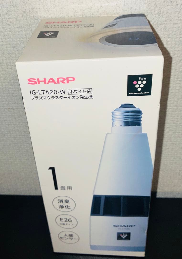 【新品・未開封】シャープ イオン発生機 ホワイト系 IG-LTA20-W