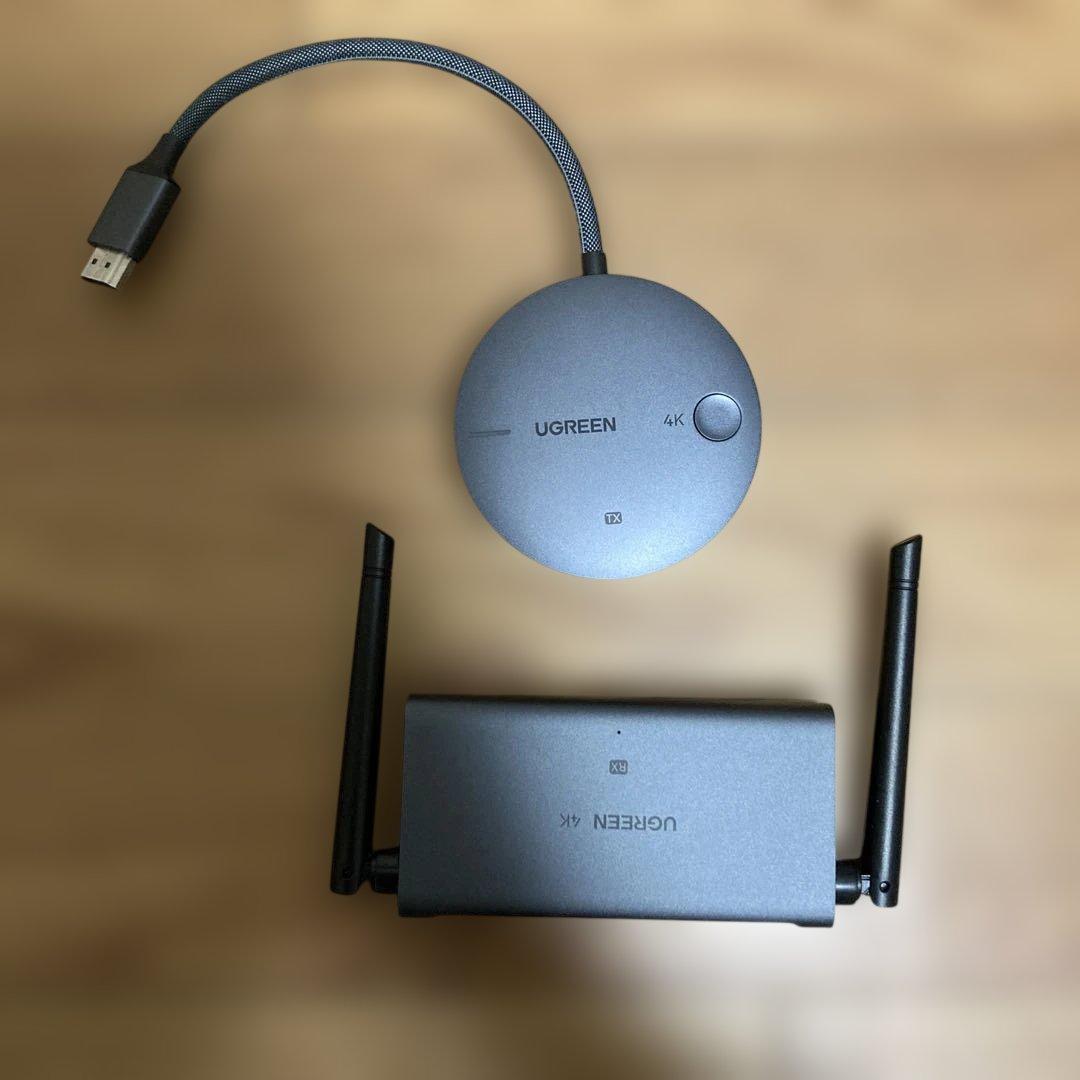 UGREEN ワイヤレスHDMI 無線 ワイヤレス送受信機
