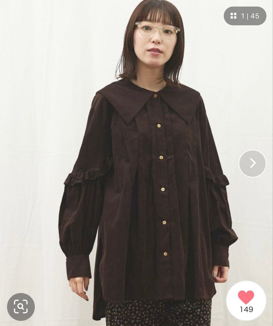 トップス fig London shirt corl blouse