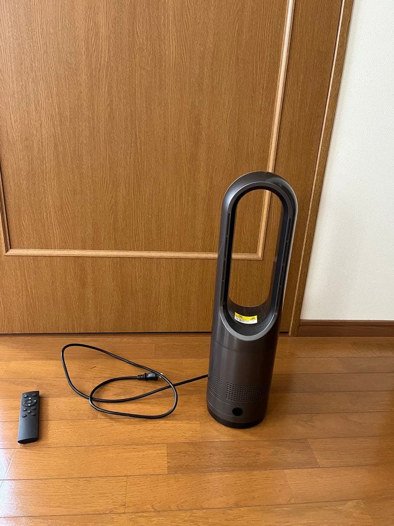 羽根なしタワー型扇風機 ダークグレー