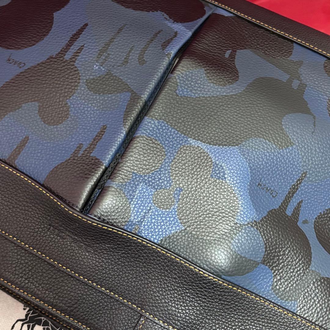 coach☆カモフラ柄2wayビジネスバッグ
