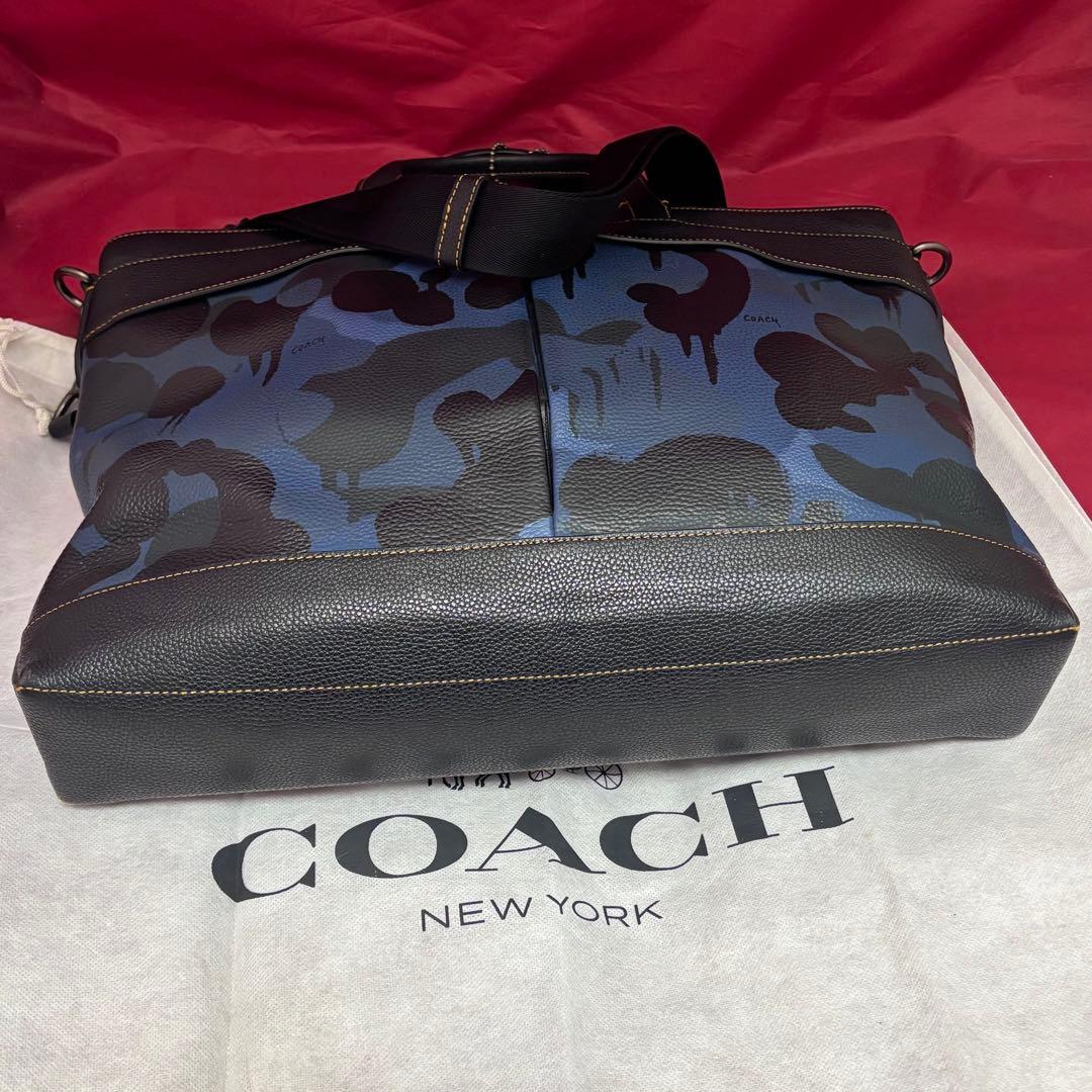 coach☆カモフラ柄2wayビジネスバッグ
