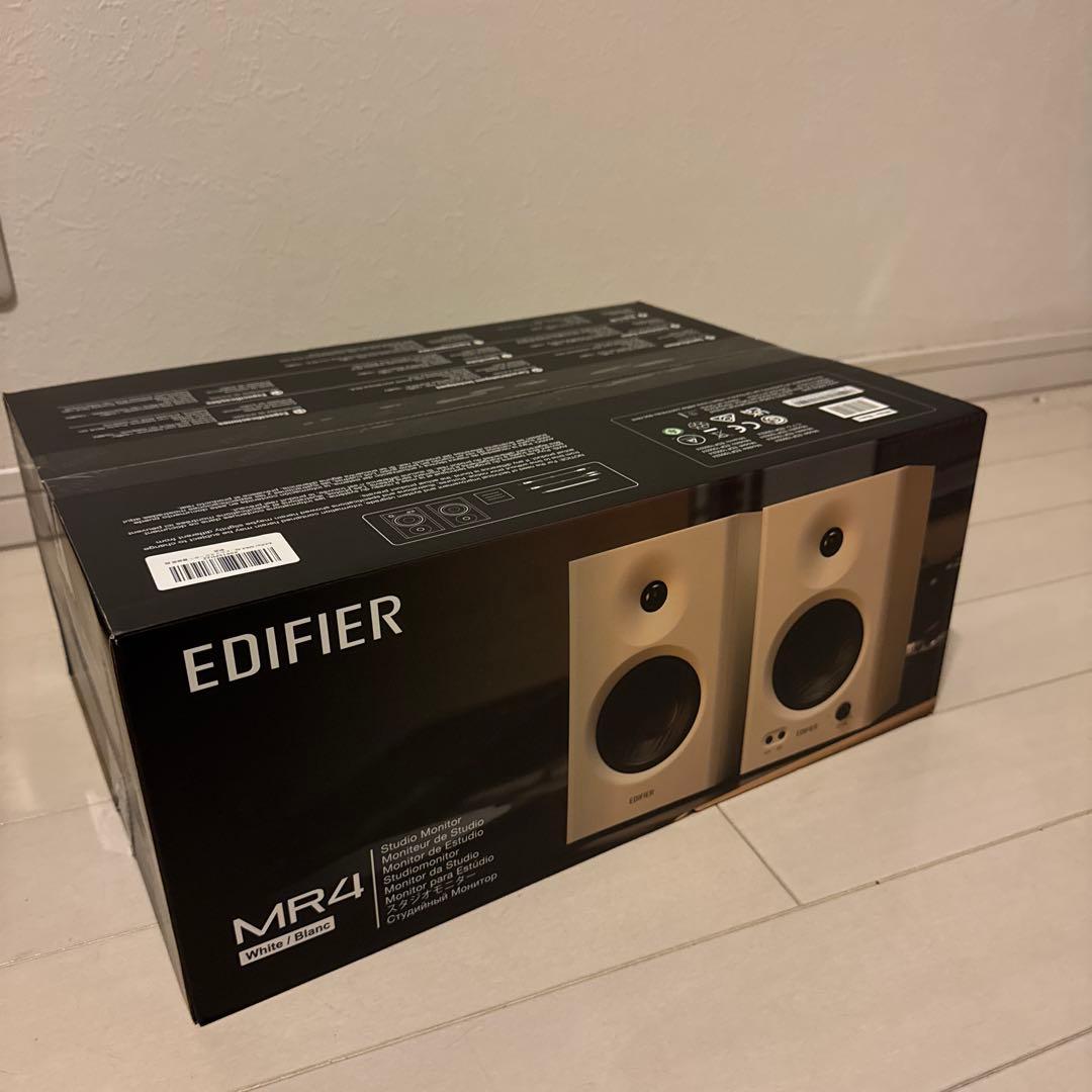 【新品未開封】Edifier MR4 スタジオモニタースピーカー 42Wホワイト