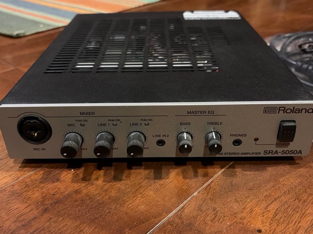 Roland ミキシングアンプ SRA-5050A 動作確認済み
