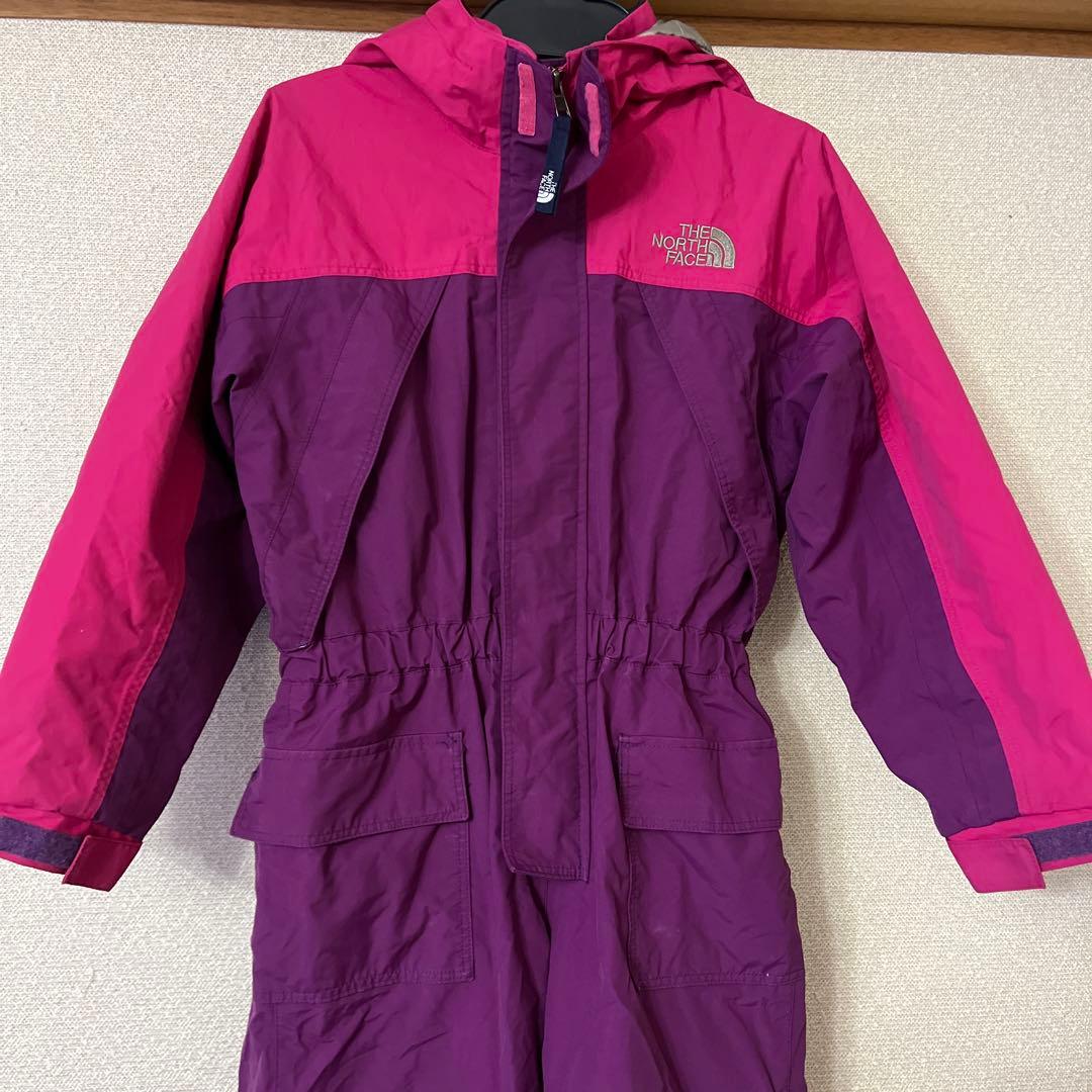 THE NORTH FACE 子ども用 ジャンプスーツ 紫/ピンク