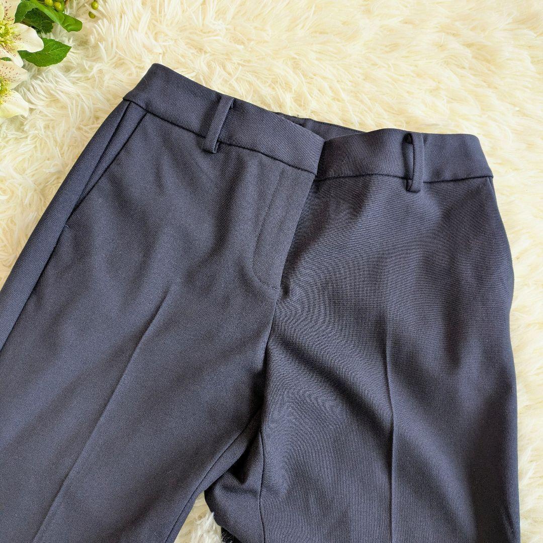 プラステ　セットアップ　パンツ　ブラッシュドバック　S/S　ネイビー