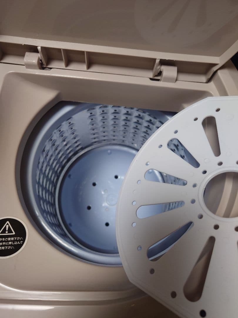 洗濯機２槽式　TOM-05W　小型　ウオッシュマン　ホワイト