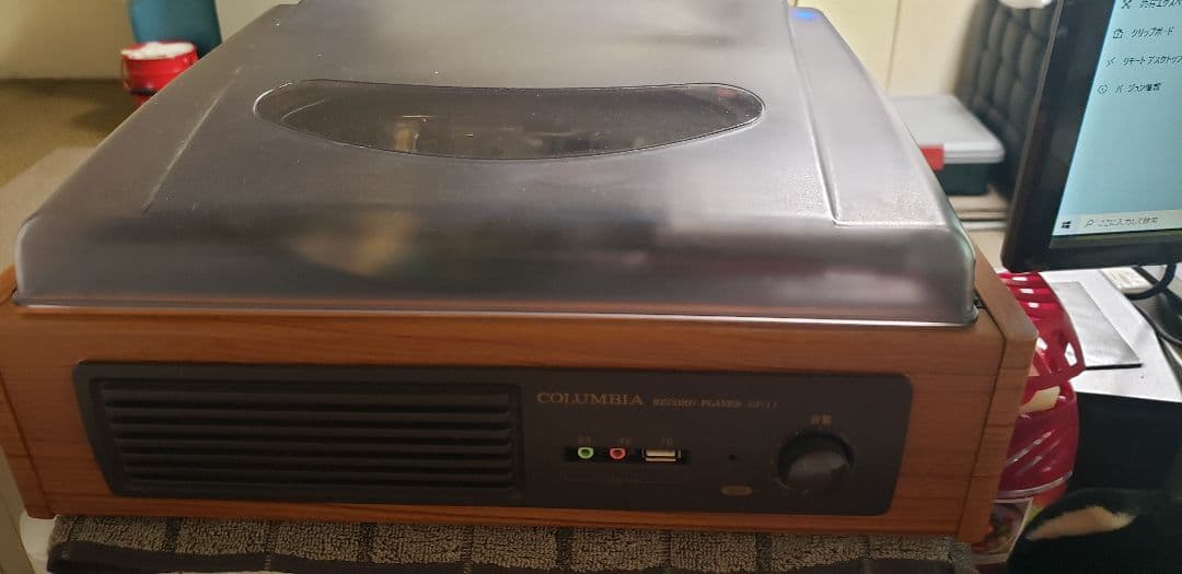 レトロ　レコードプレーヤー型PC　i5