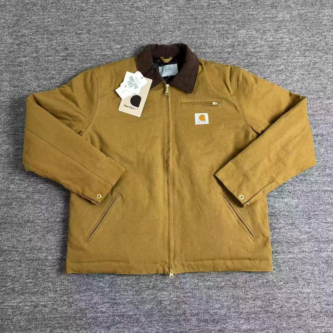 Carhartt ブラウンジャケット フルジップ