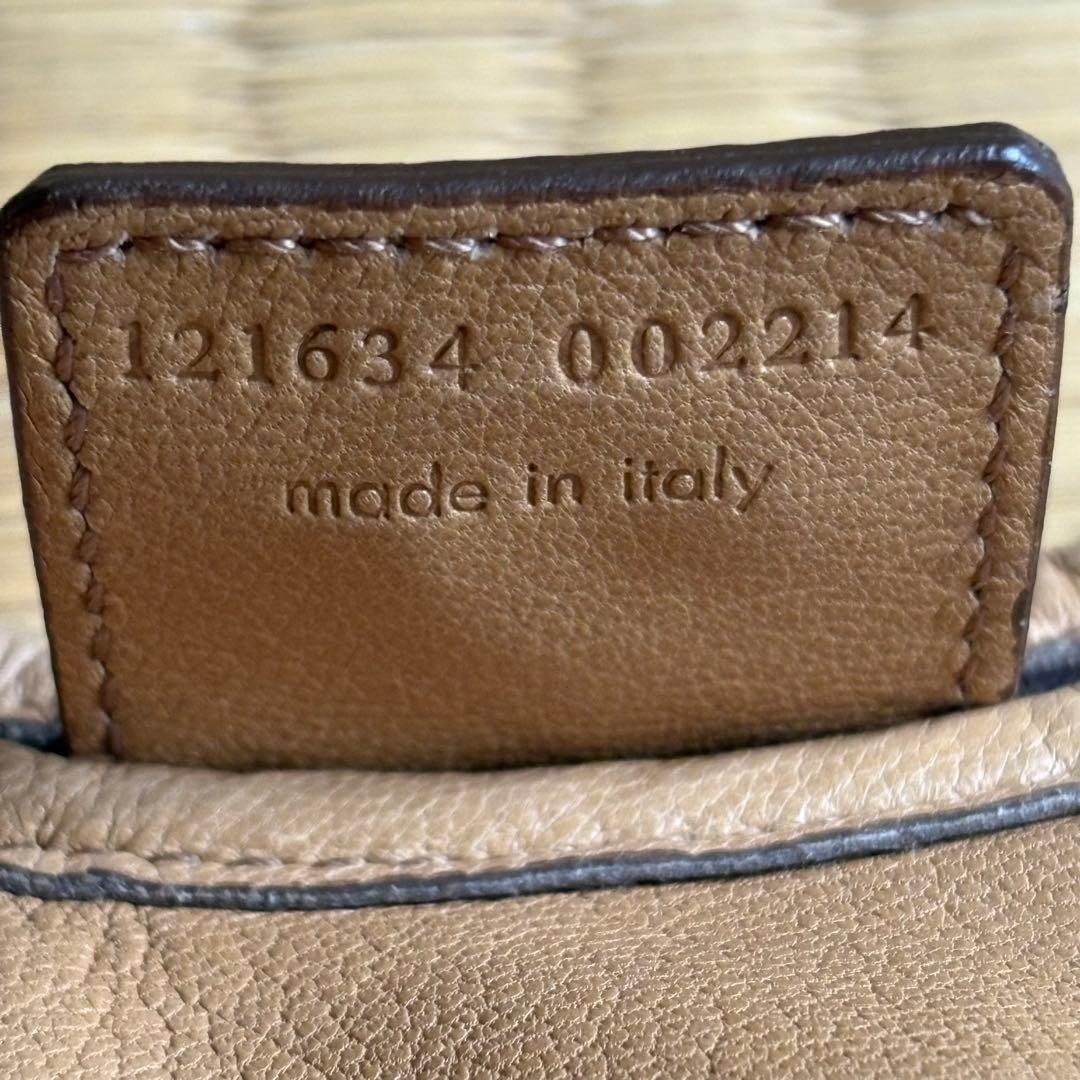 美品イヴサンローランサントロペフリルレザーワンショルダーバックキャメル