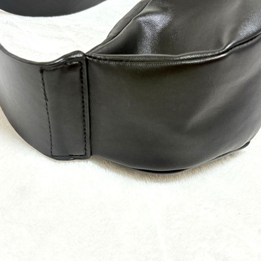 ◆COS◆コス レザー クロスボディ プリーツベルトバッグ