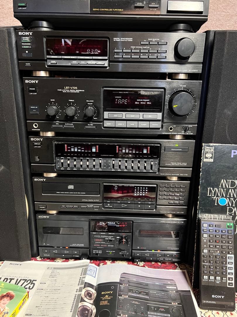 SONYシステムコンポLBT-V725内蔵BT変更可能中古フルセット動作品美品