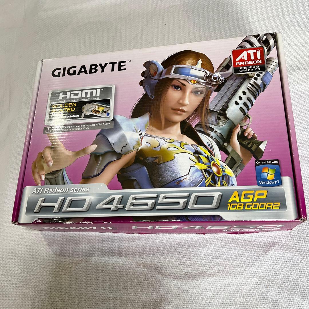 グラフィックボード・グラボ・ビデオカード ATI Radeon series HD 4650 AGP 1GB GOOR2