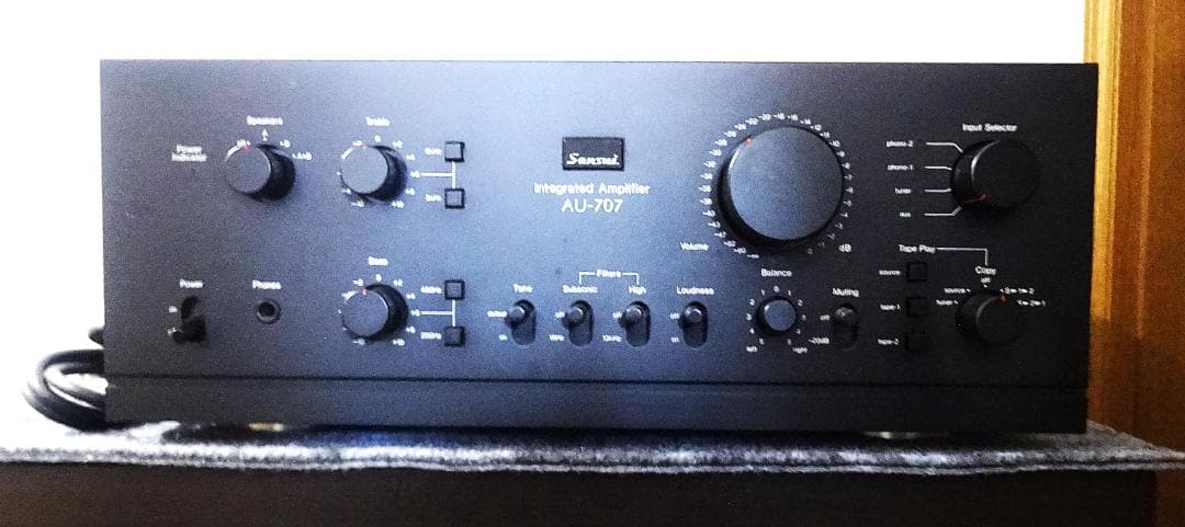 オーバーホール・整備済み！！AU-707　サンスイ　プリメインアンプ