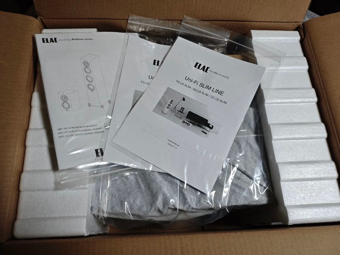 【新品・未使用】ELAC エラック CC U5 SLIM センタースピーカー