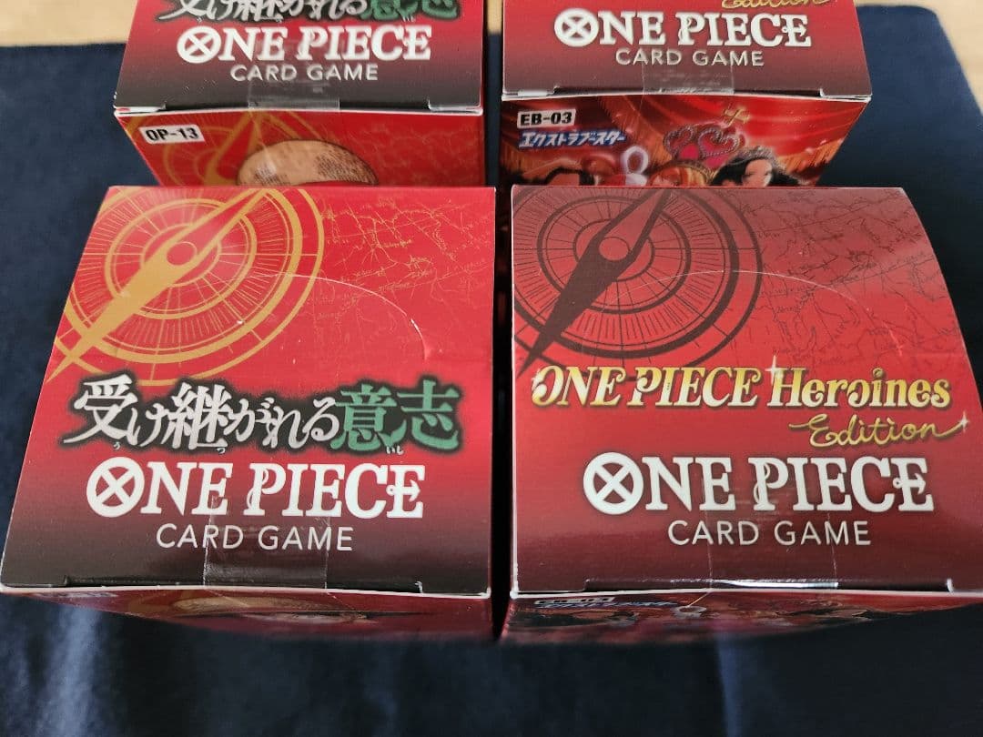 ワンピースカード 受け継がれる意志 ヒロインズエディション　テープ付き　4box