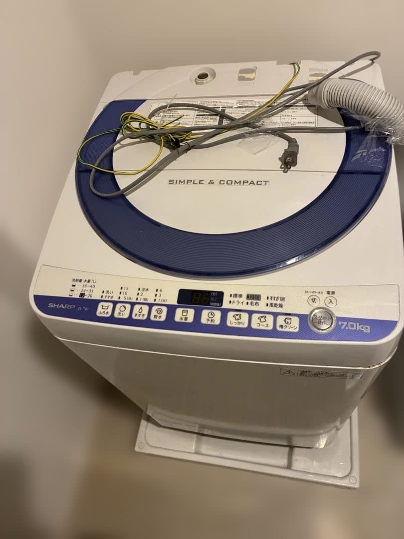 洗濯機　動作確認済み