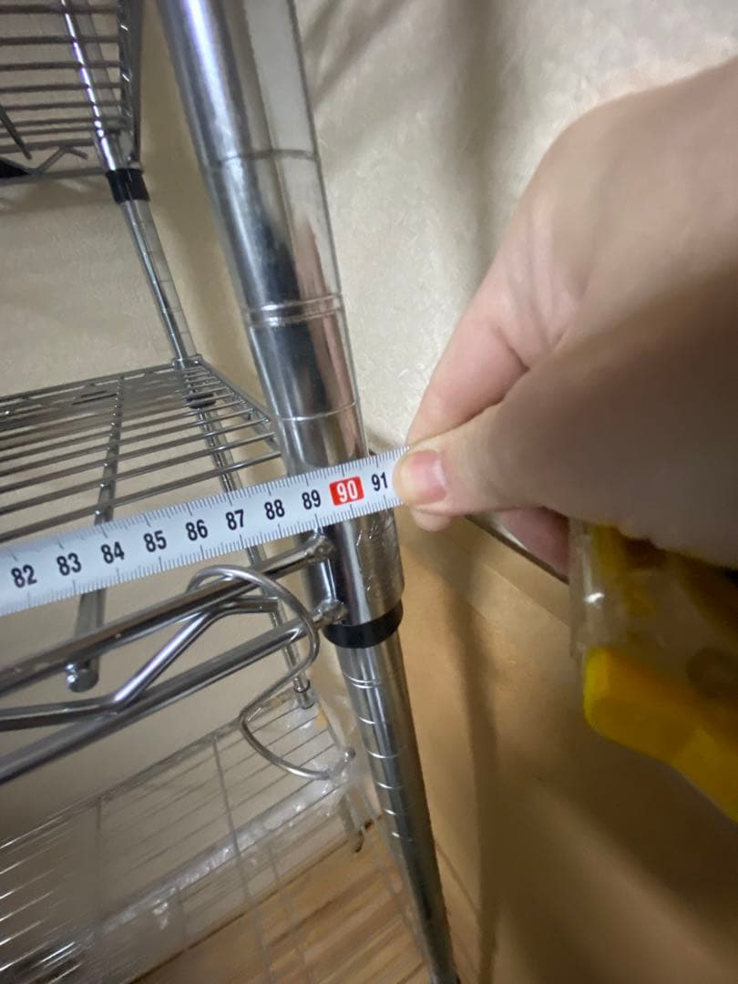 4段スチールラック 高さ調整可能　ERECTA