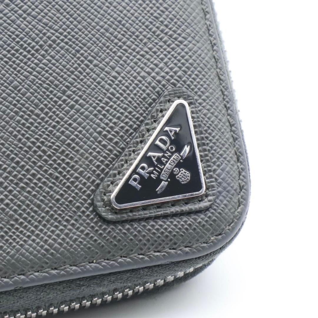 【極美品】PRADA ジップアラウンドウォレット　サフィアーノレザー　長財布