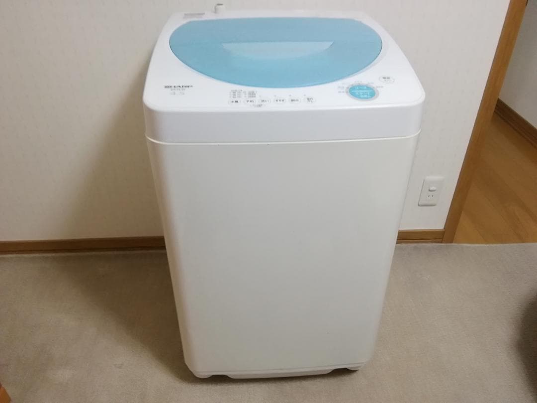 【中古品】SHARP　ES-FL45 全自動電気洗濯機 4.5㎏