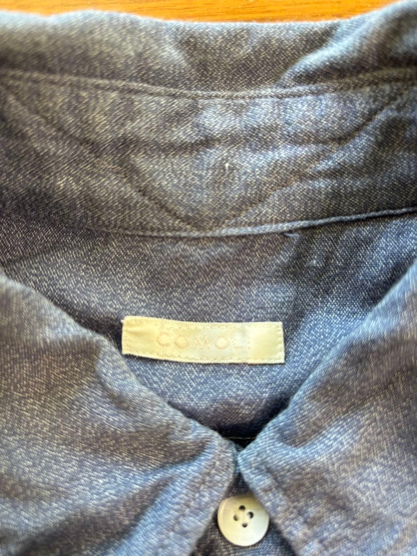 グ*チ様 21aw COMOLI ワークシャツ　ヨリ杢