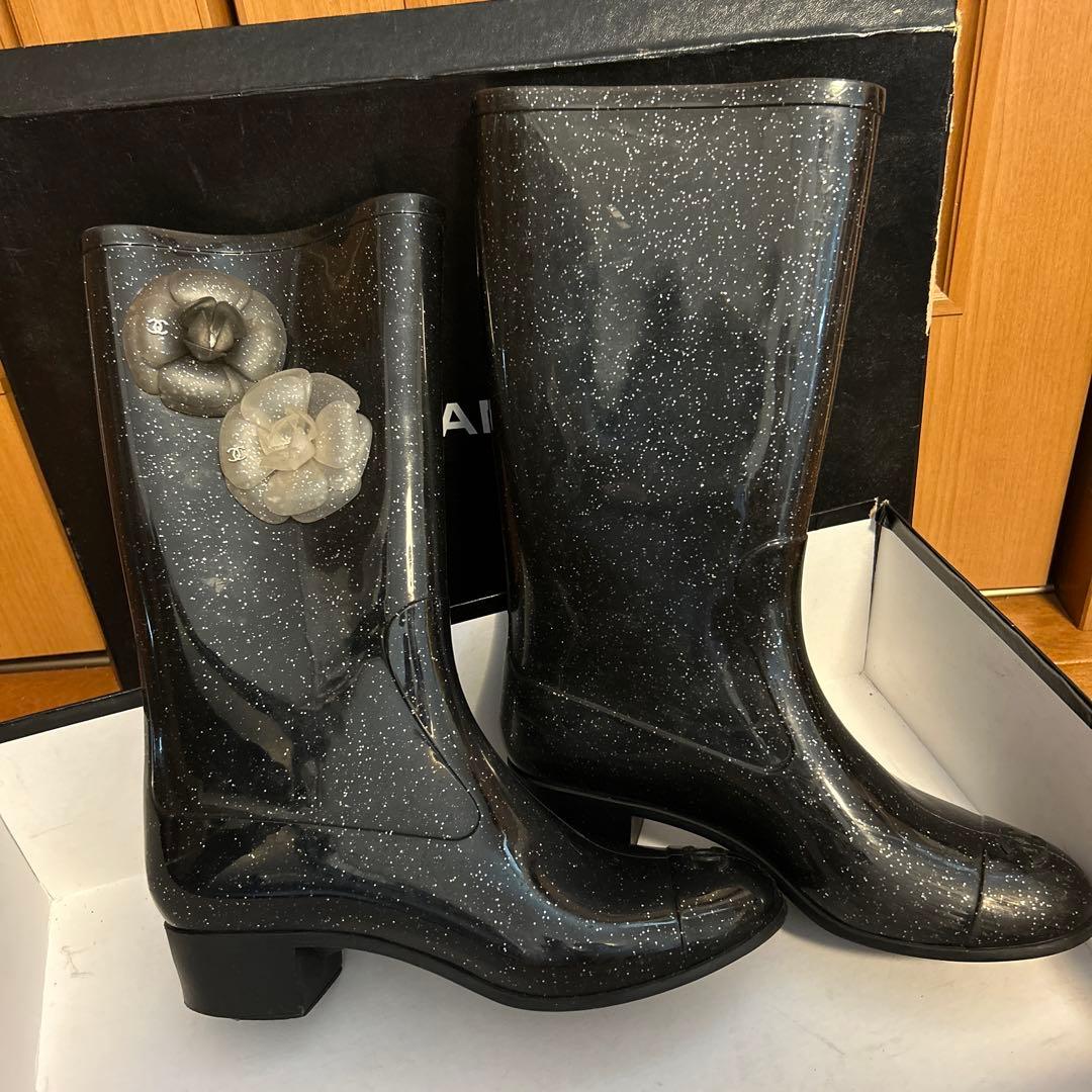 シャネル レインブーツ サイズ39