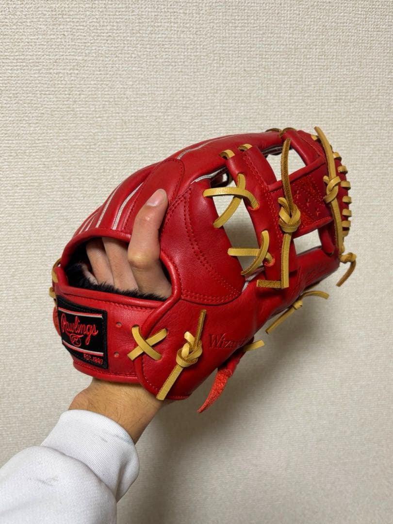 《美品》Rawlings Wizard 軟式内野手用グローブ
