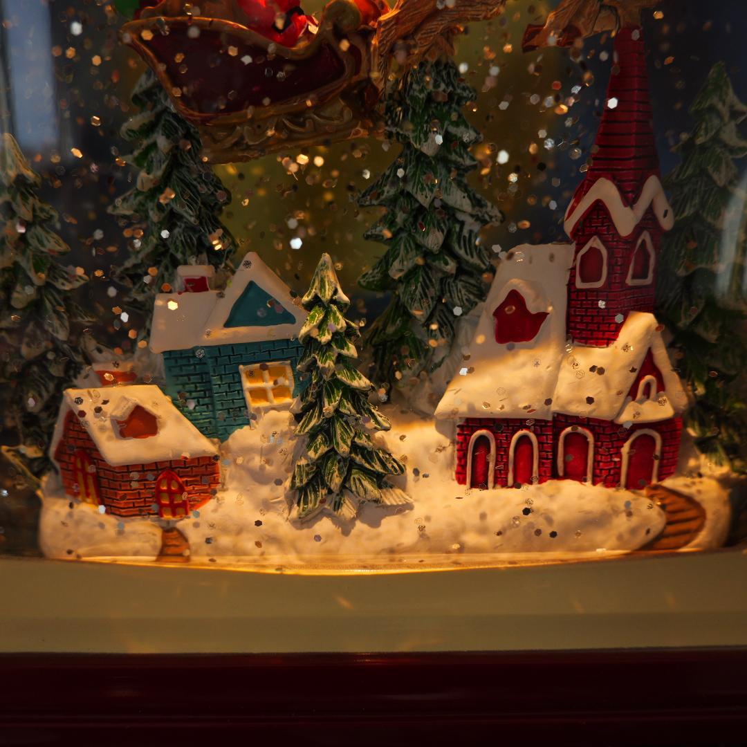 r様【新品⭐︎】オルゴール付きLEDライト　スノードーム ブラウン管テレビ