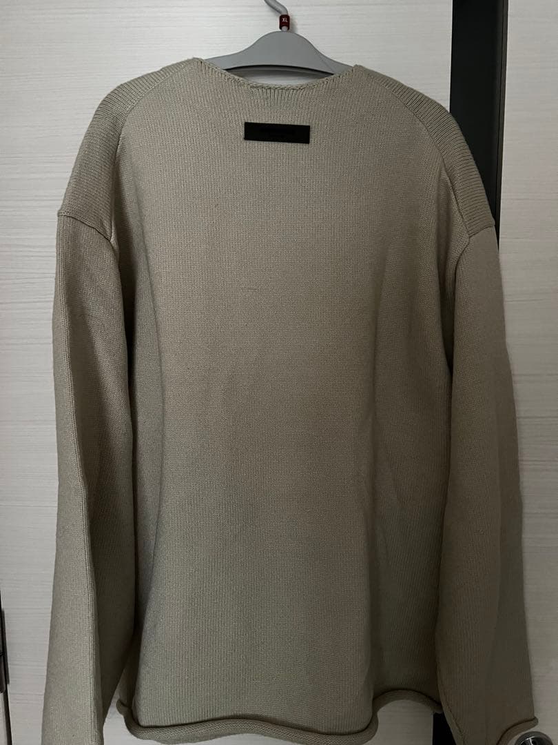 fear of god Essentials 1977ベージュニットセーター　M