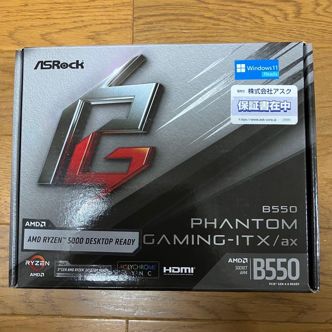 マザーボード ASRock B550 PHANTOM GAMING -ITX/ax