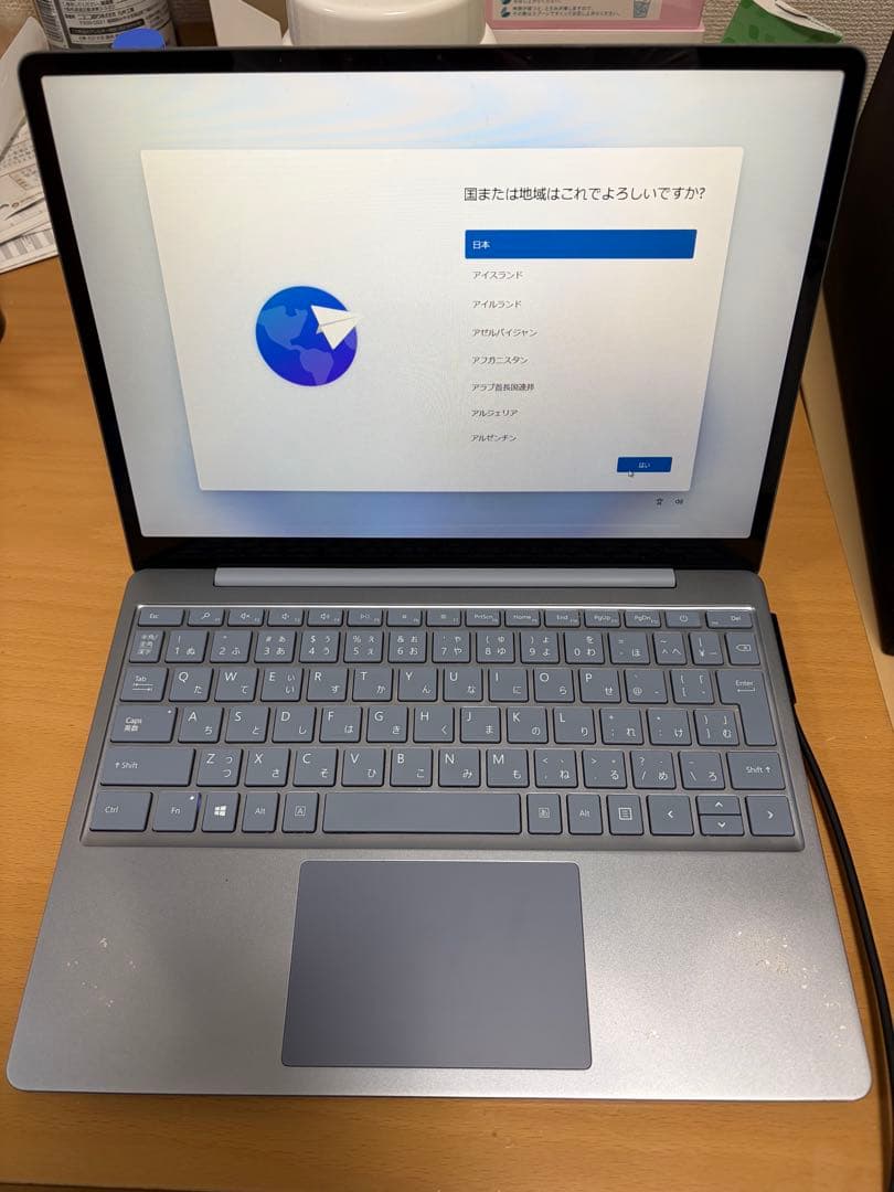 surface laptop go 2020モデル アイスブルー