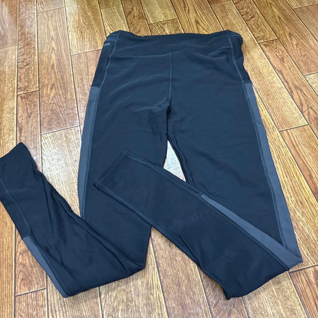 冬季限定割引！SKINS 冬用　メンズ用　コンプレッションタイツ L 黒