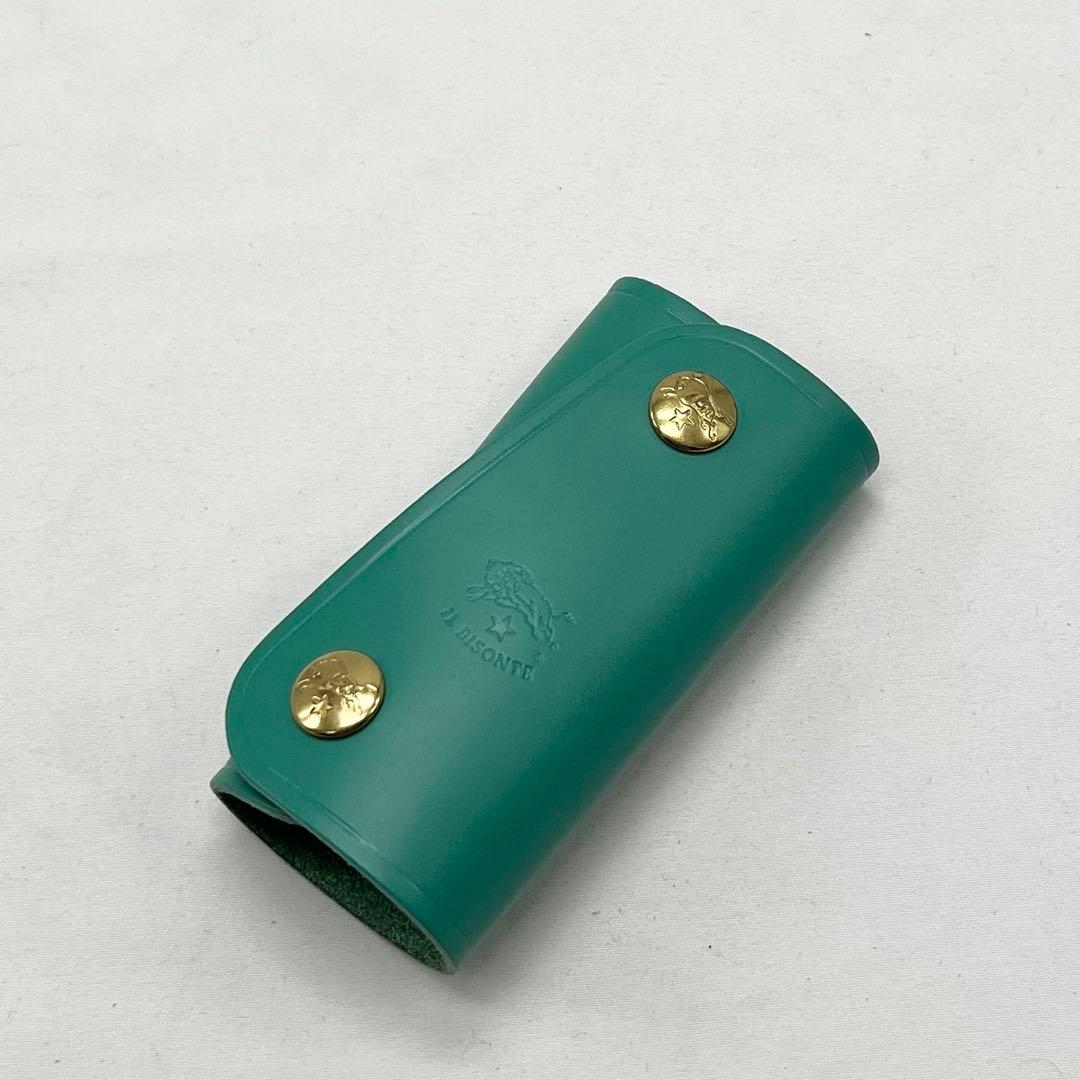 《希少未使用》イルビゾンテ キーケース ☆ペルシアングリーン ☆