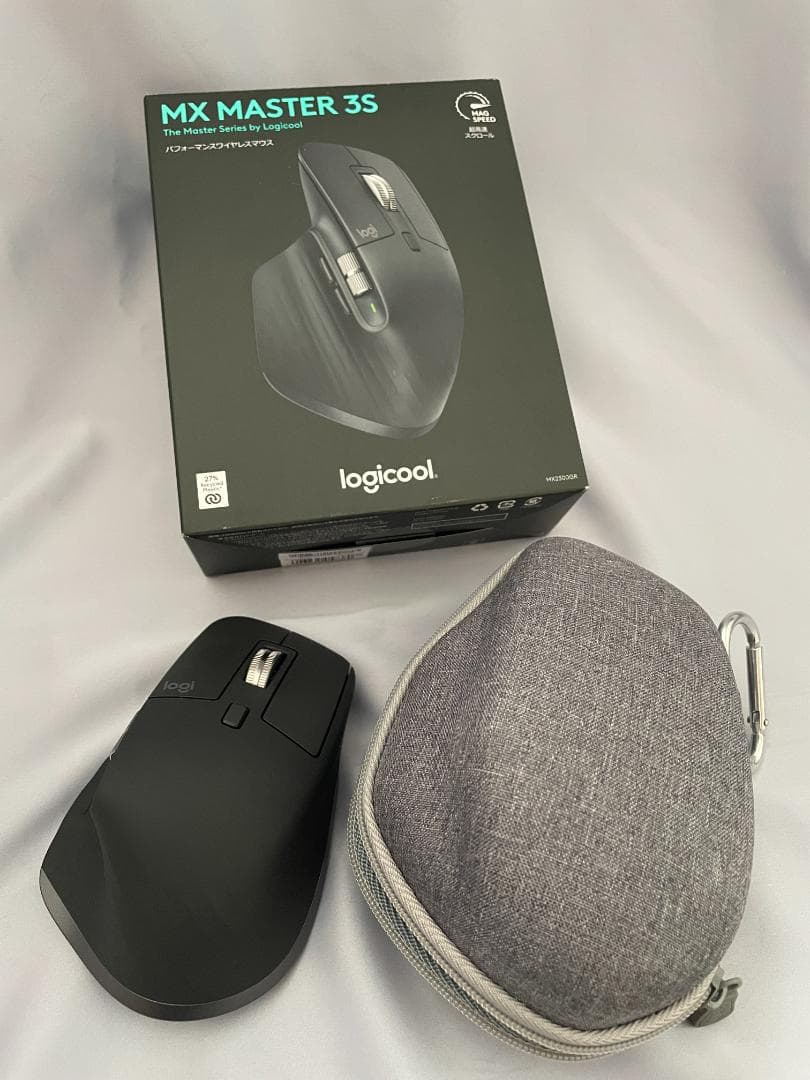 【ほぼ新品】Logicool MX MASTER 3S ワイヤレスマウス＋ケース