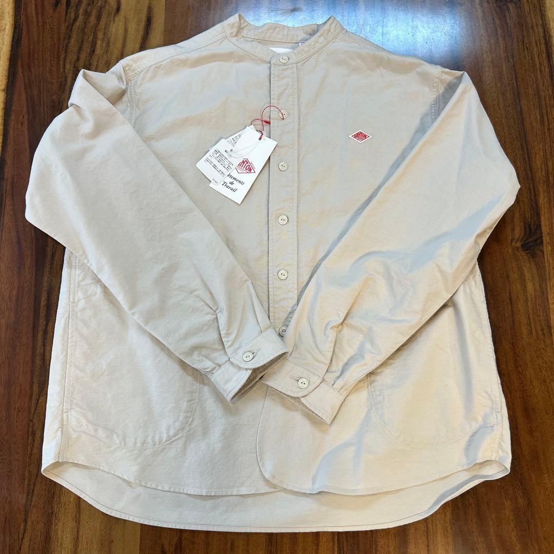 DANTON/ダントン 新品タグ付き☆バンドカラーシャツロングスリーブ 38