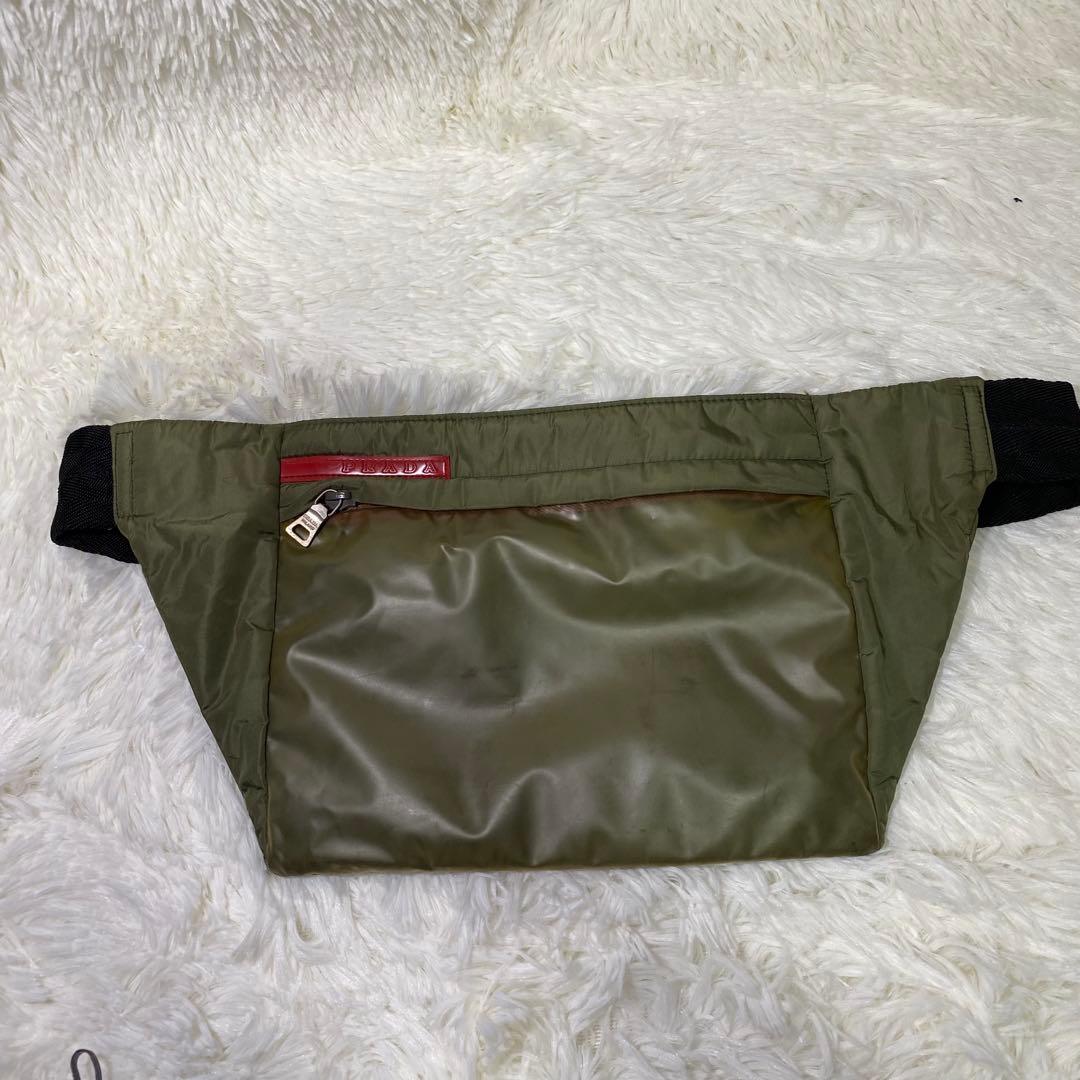 希少✨PRADA ギャランティーカード付き　ウエストポーチ　ボディーバッグ