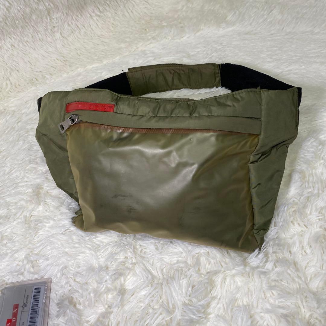 希少✨PRADA ギャランティーカード付き　ウエストポーチ　ボディーバッグ