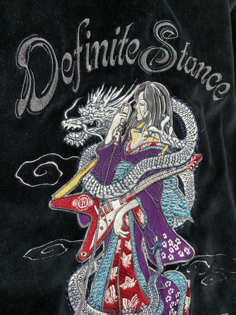 Bullet Noise 別珍 芸者 日本限定 スカジャン unisex 黒