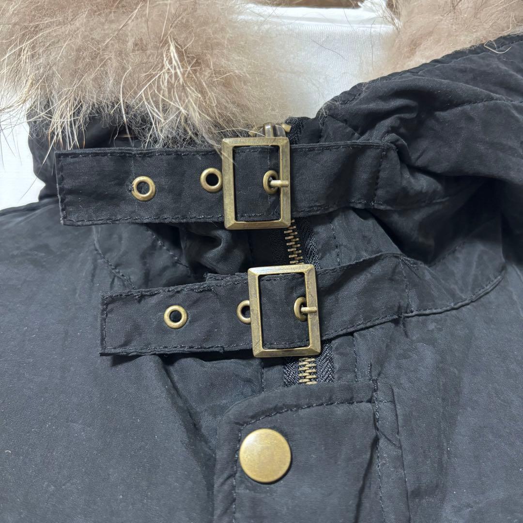 値下げ◎y2k グランジ ファイヤーマン ファーベスト付き モッズコート