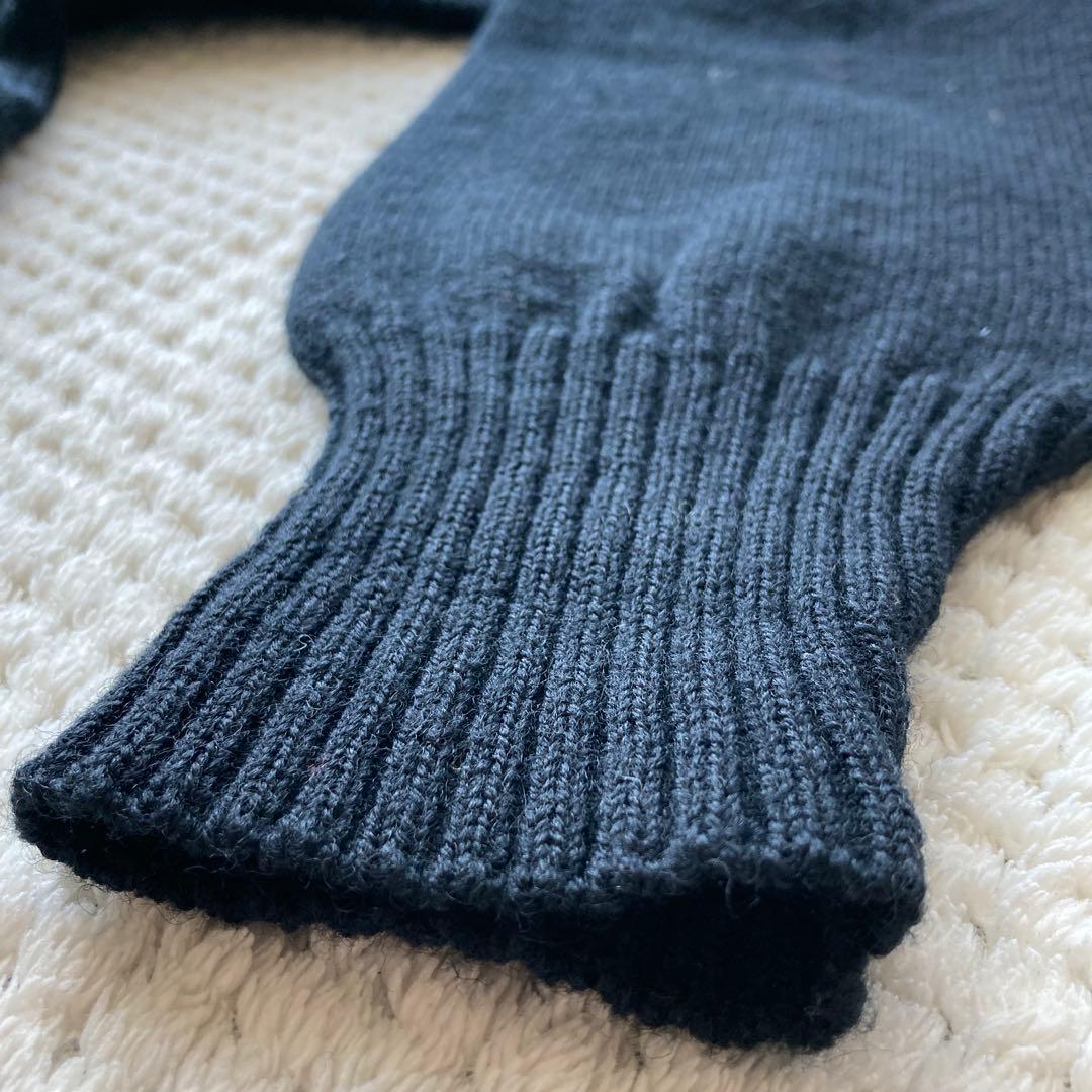 希少 XL 美品 70s USN ゴブセーター ニット 実物 海軍 モックネック