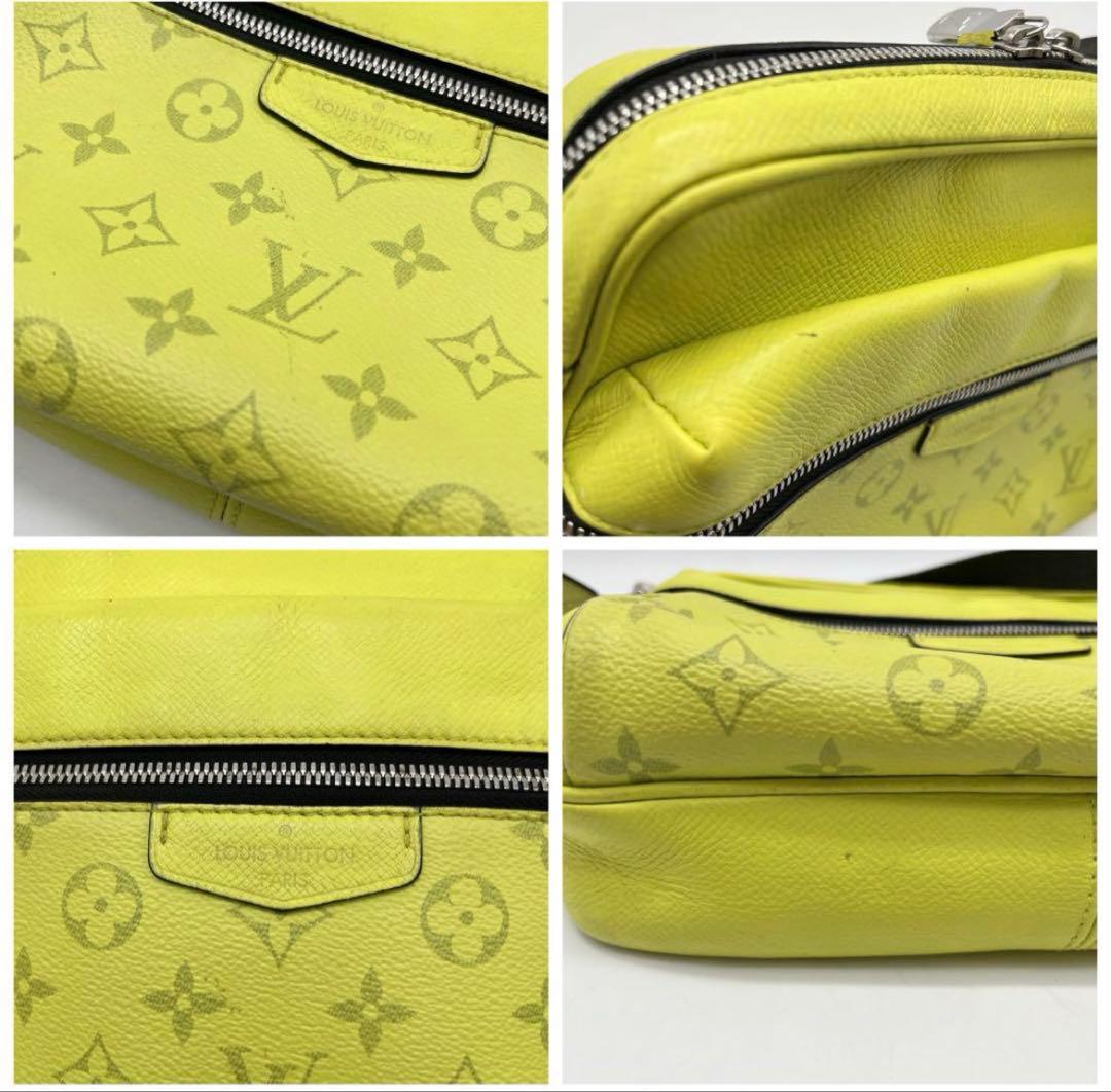 ルイヴィトン モノグラム タイガラマ　アウトドアメッセンジャーPM イエロー