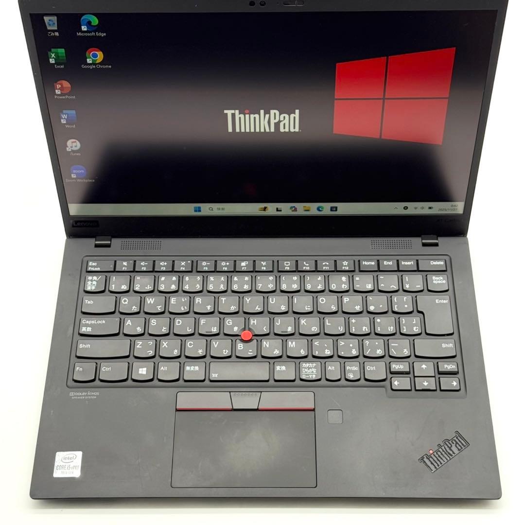 ThinkPad 第10世代i5 薄型1.1kg 高速静音 高音質 11Pro
