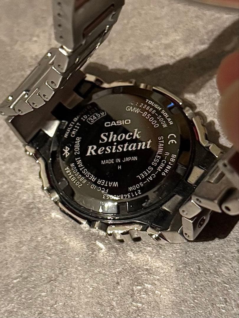 3*0様 GMW-B5000D-1JF フルメタル 5000シリーズ 電波タフソ