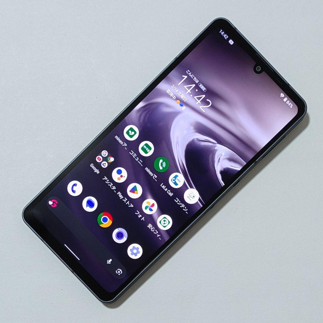 【液晶美品】AQUOS sense6 SH-M19 ブラック SIMフリー