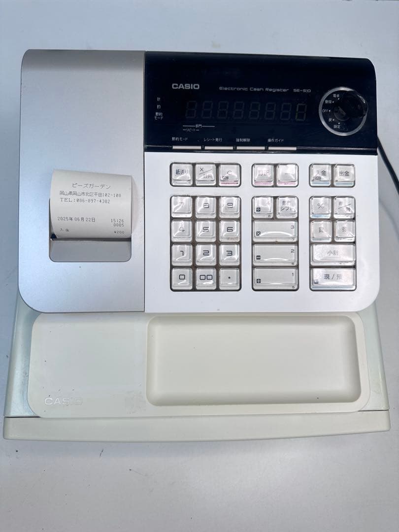 カシオ SE-S10 レジスター