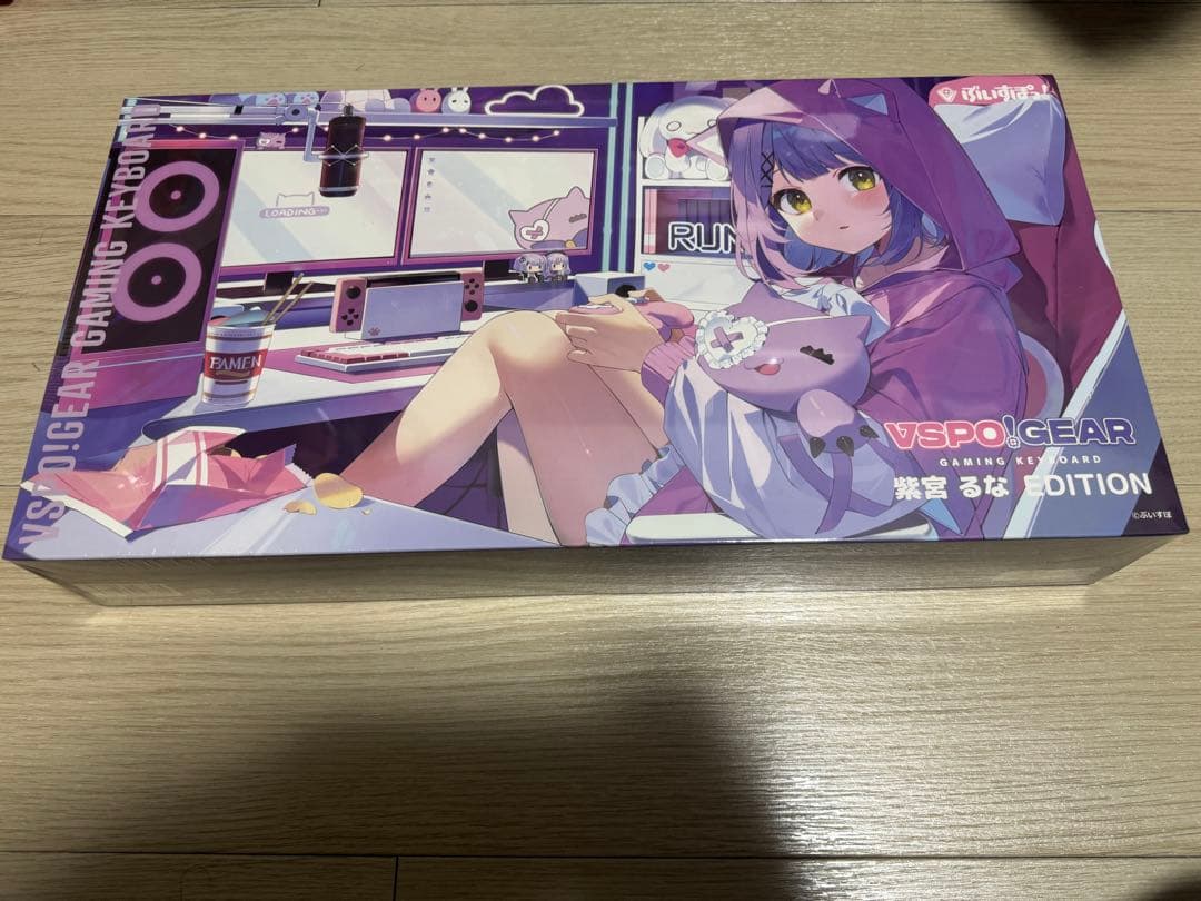 VSPO!GEAR キーボード 紫宮るな キーボード ぶいすぽ