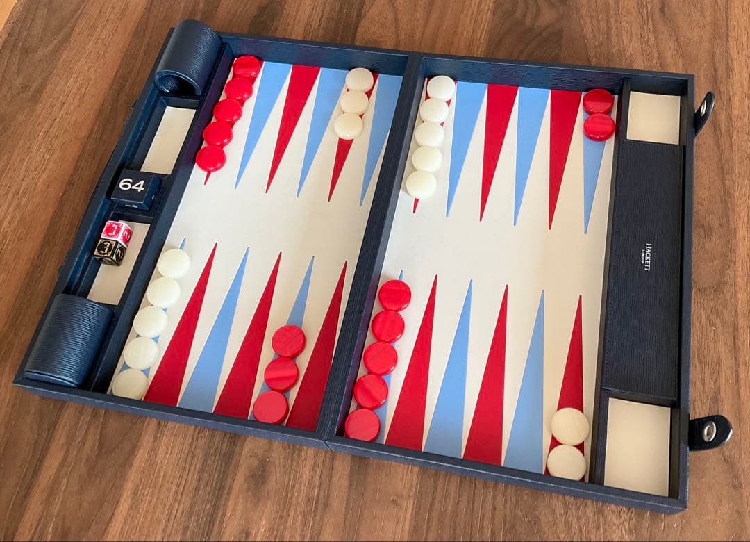 バックギャモン by HACKETT LONDON ＊革張り