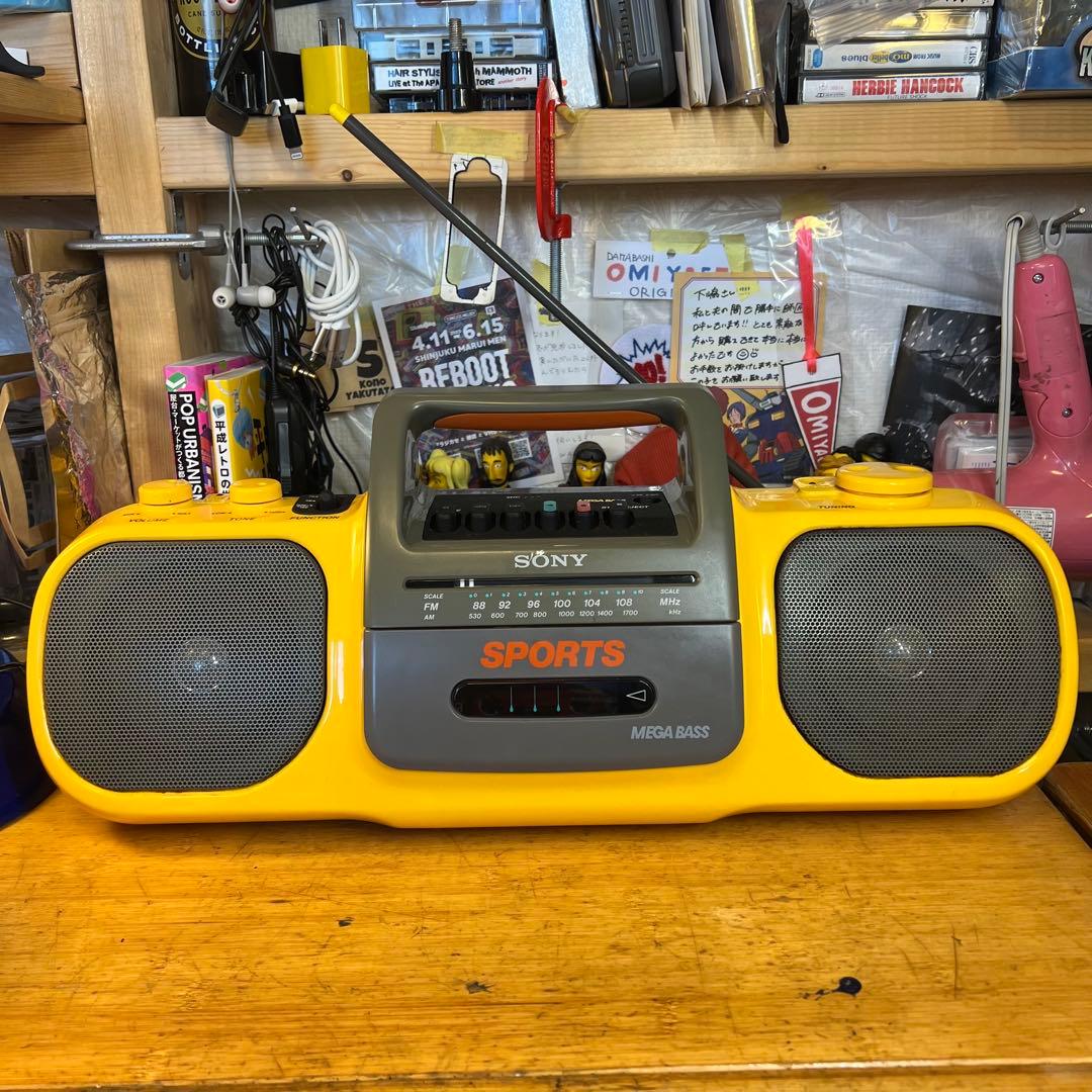[メンテ済可動品]Sony Sports CFS-904 ラジカセ
